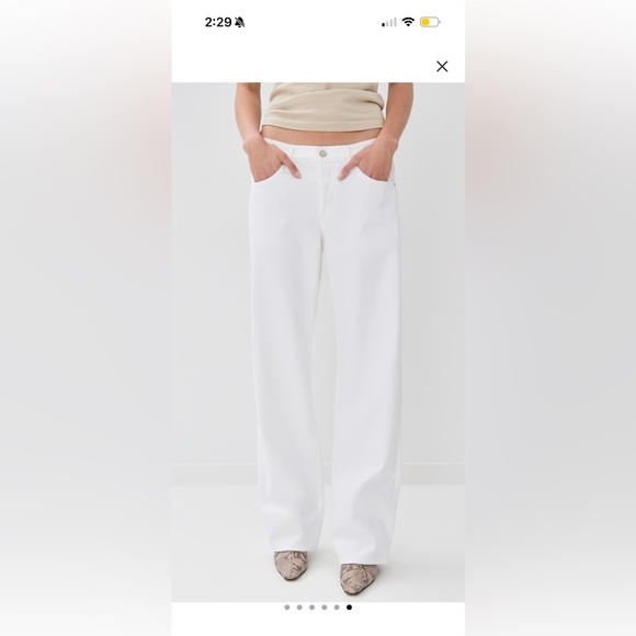 AGOLDE Loose JeansSize 24Color: Marshmallow*NEW WITHOUT TAGS NEVER WORN*